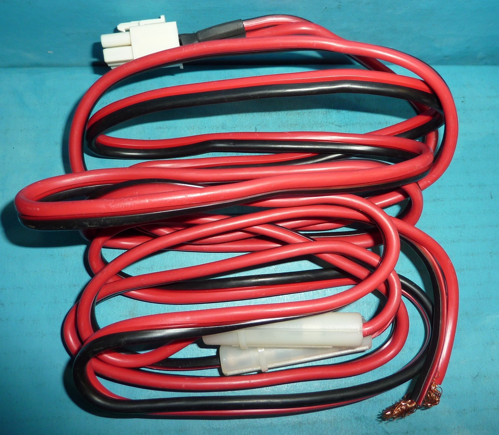 Icom/Yaesu Power Cable 6-Pin 10AWG Heavy Duty 7ft Long Excellent Condition