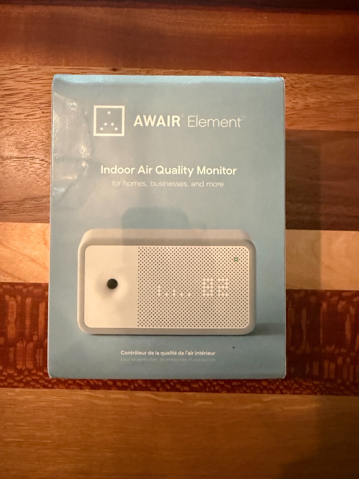 Awair Element Indoor Air Quality Monitor and mine PlanetWatch BRAND NEW