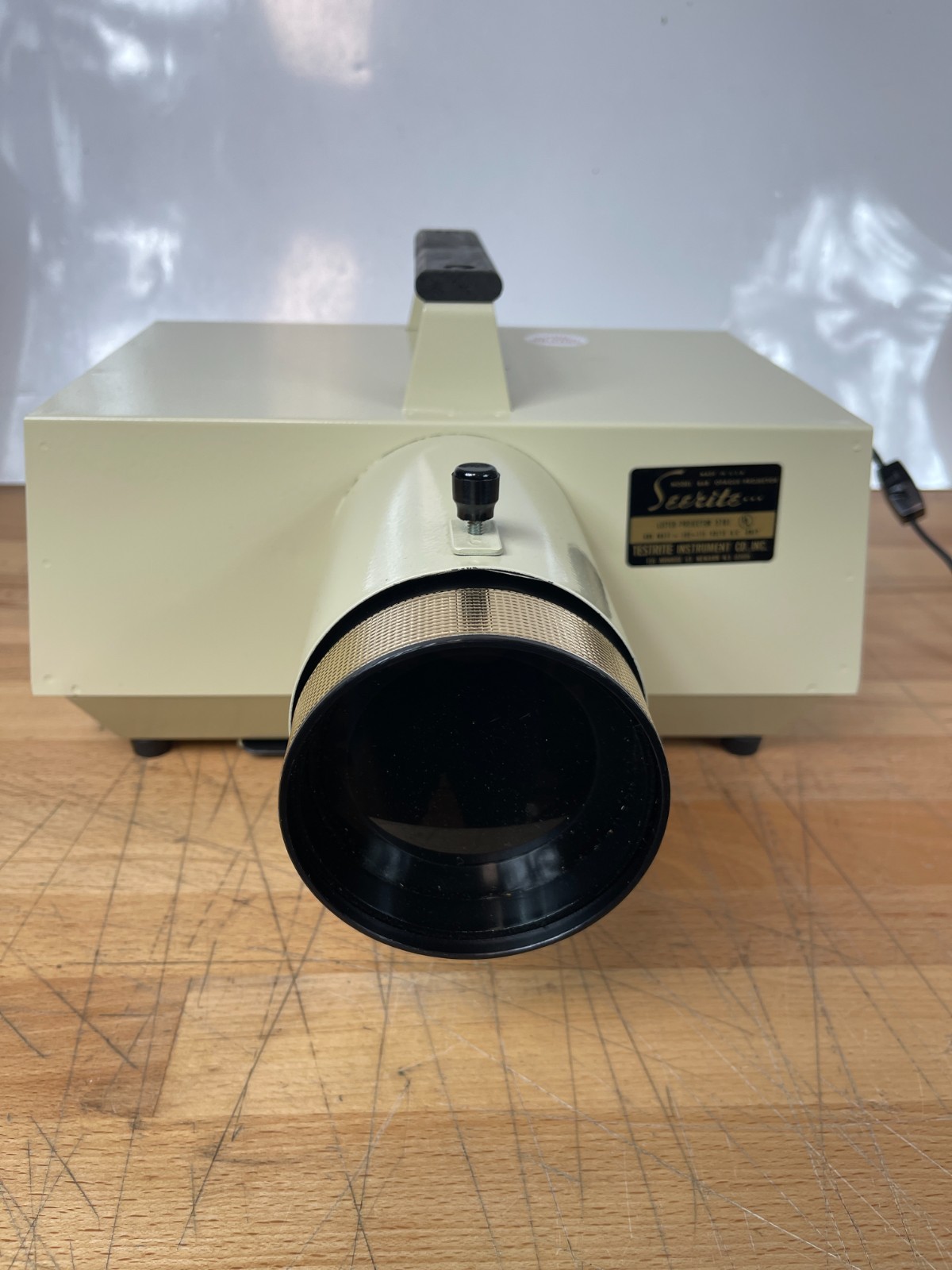 Seerite 6x6 Opaque Projector Tested Working Very Clean w/ Box – Made in USA