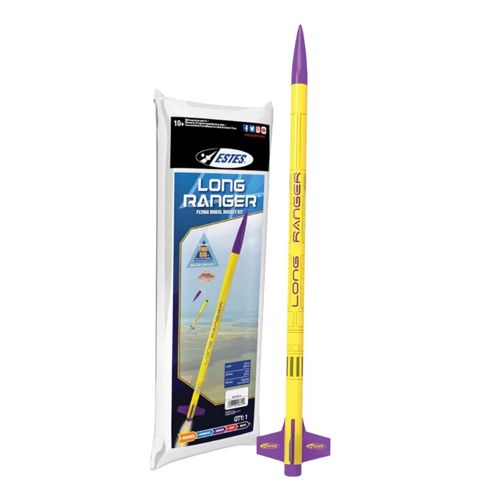 EST0814 Estes Long Ranger Model Rocket Kit  - NEW - FREE SHIPPING
