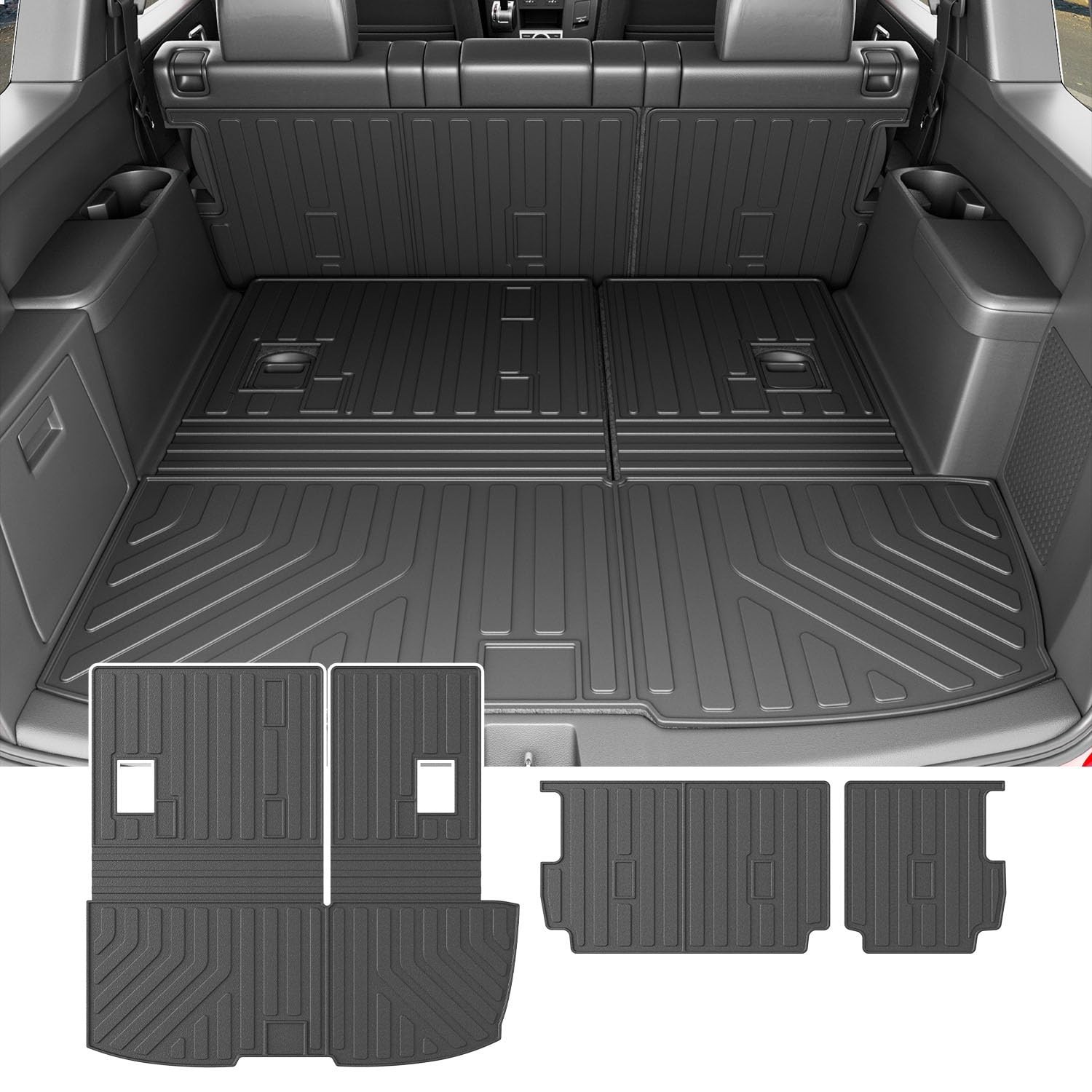 powoq Cargo Mat Compatible with 2009-2015 Honda Pilot Trunk Mat Cargo Liner T...