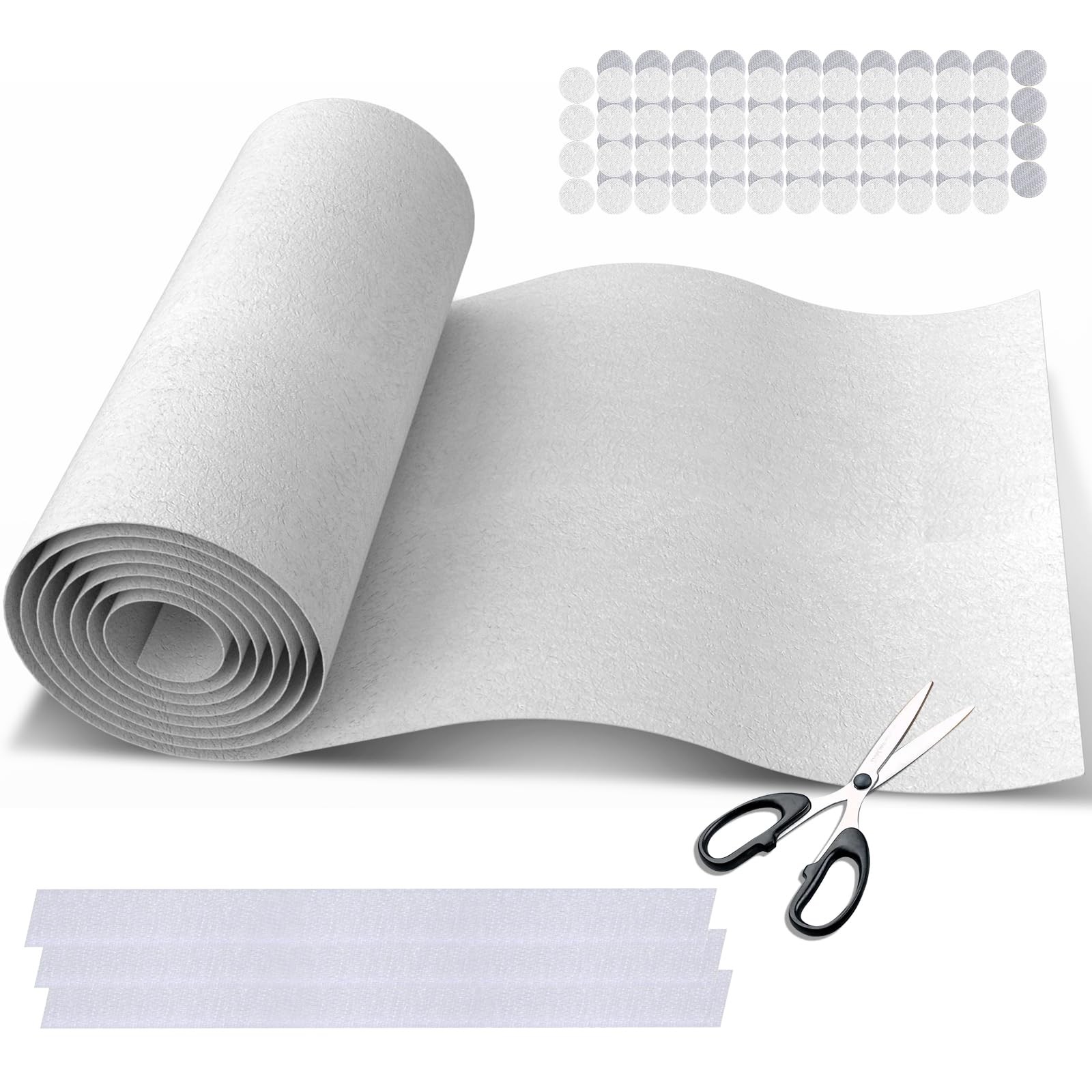 MERV 13 Filter Material, 23 Ft² Cut to Fit Air Filter Material for Captures D...