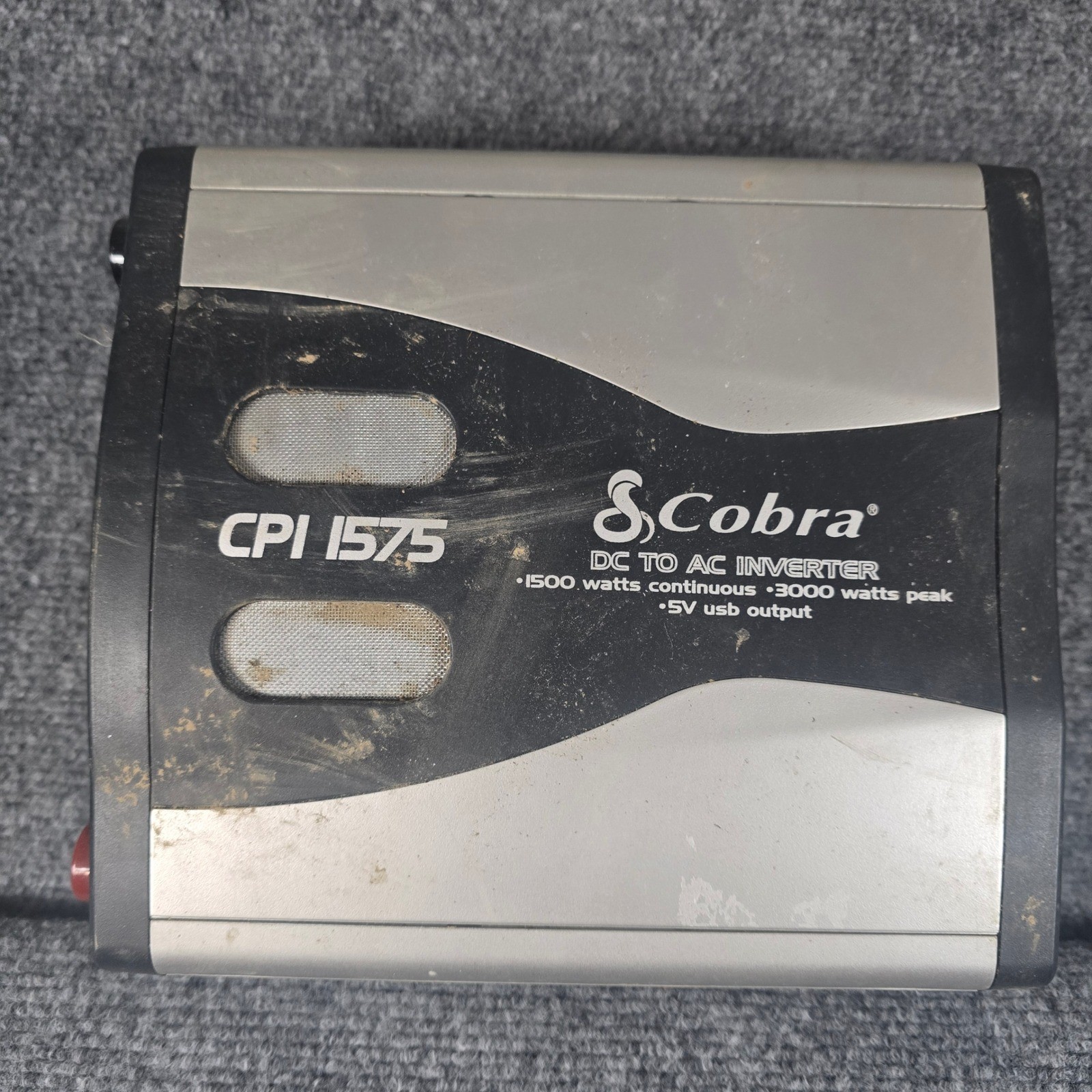 Cobra CPI 1575 DC to AC Power Inverter 1500 Watt Continuous 3000 Watt Peak USB