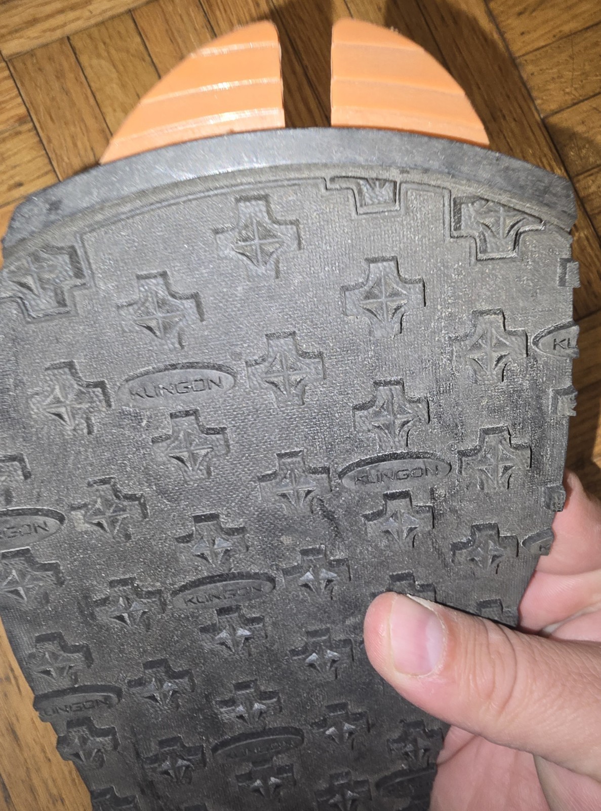 Korkers Omnitrax Sole System Klingon Rubber Replacement Soles. Size 13-13.5