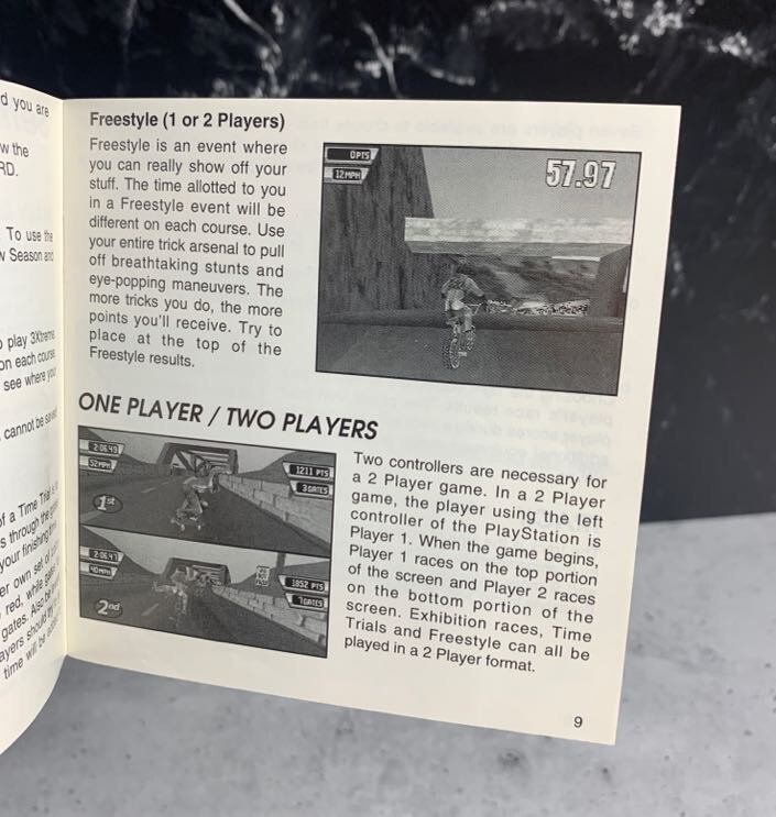 3Xtreme (1999 Sony PlayStation 1, PS1) - Original Manual ONLY