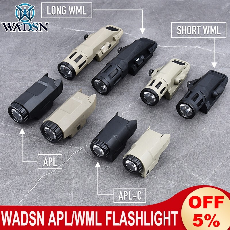 Wadsn Tactical APL Flashlight WML Hunting Scout Lamp APL-C Spotlight Strobe