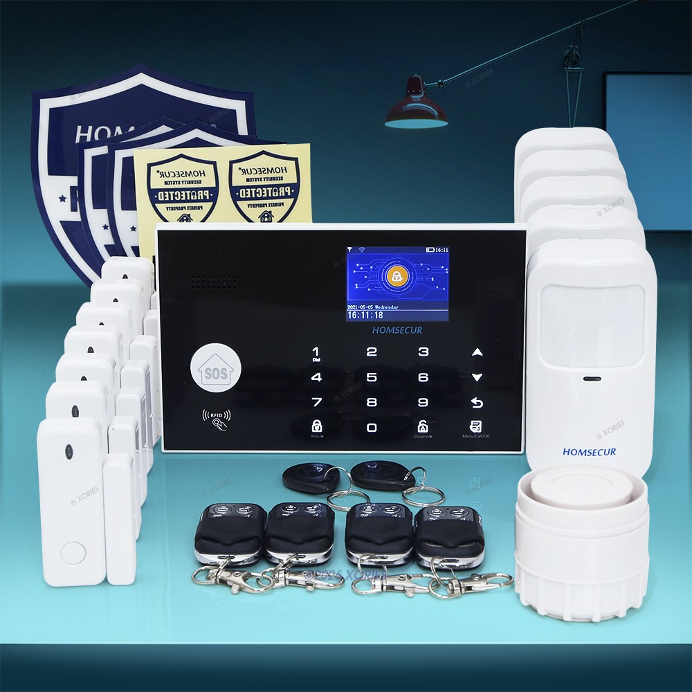 HOMSECUR Pet Friendly Home Security Alarm System Remote Control By App SMS Call