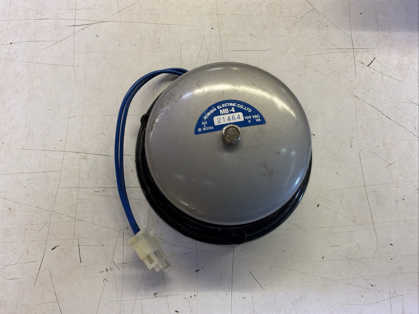 ALARM BELL ROUND 4 DIA 100VOLTS AC MADE BY KOBISHI