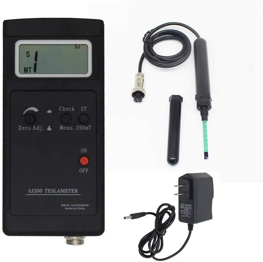 SJ200 Digital Gauss Meter Static Magnetic Field Tesla Testers 0-200Mt-2000mT NEW