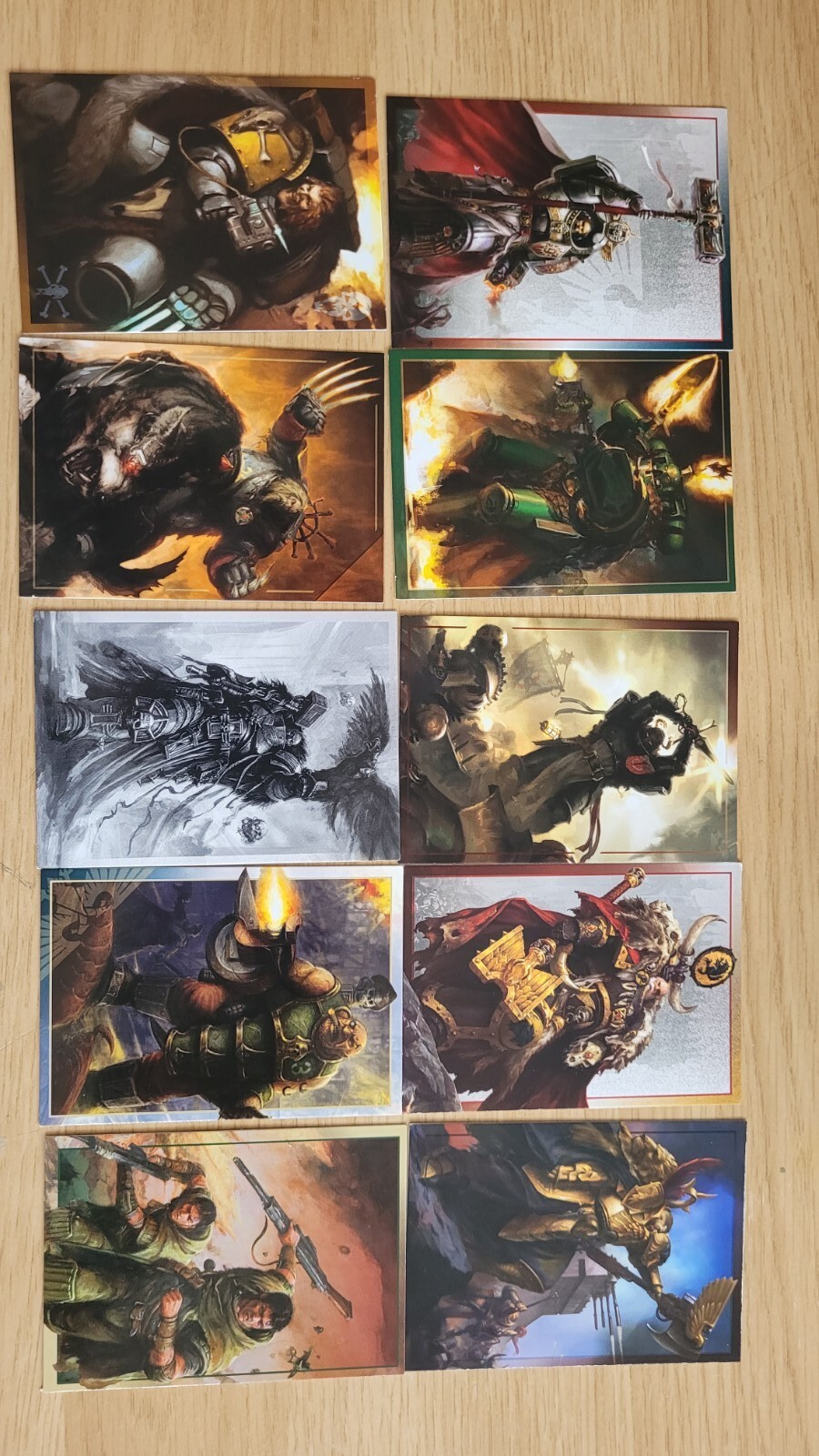 warhammer 40k trading cards