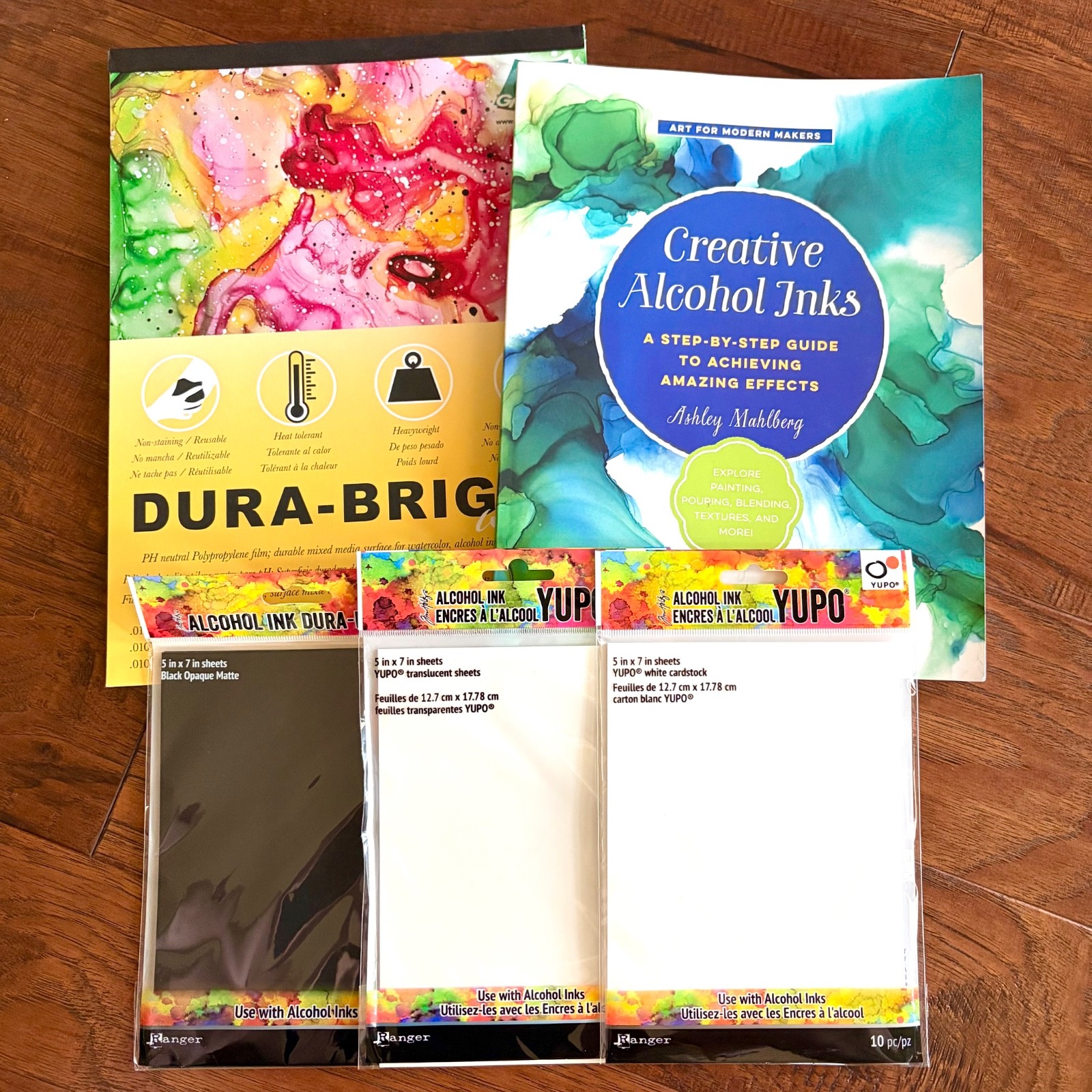 NWT Alcohol Ink Book and Paper