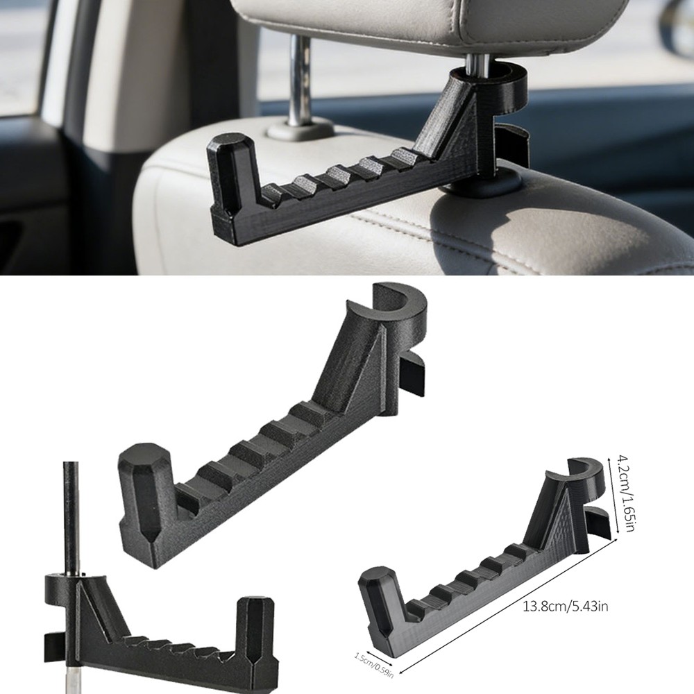5.4” Bow Hanger Compound Bow Headrest Hanger Mount Universal for SUV Car Truck