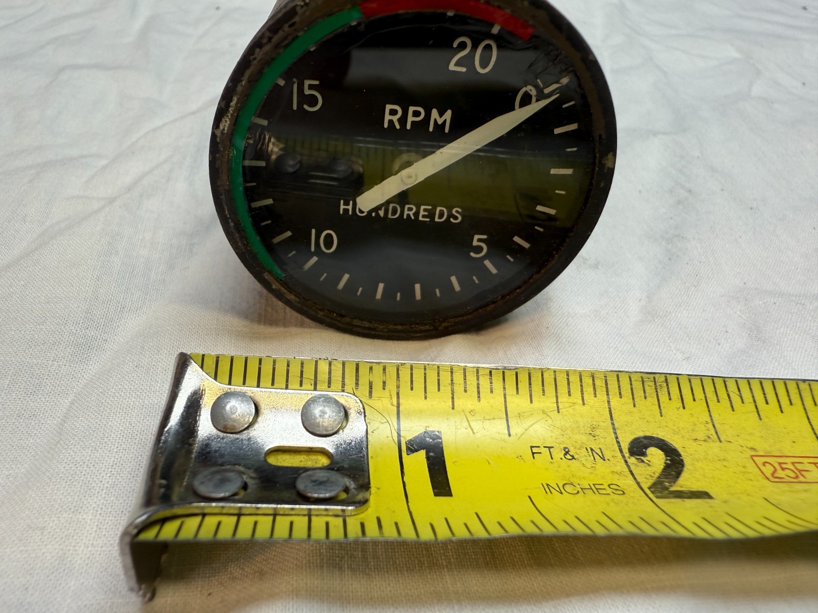 GE Tachometer Indicator 8DJ81-BAC 2000 RPM 1961