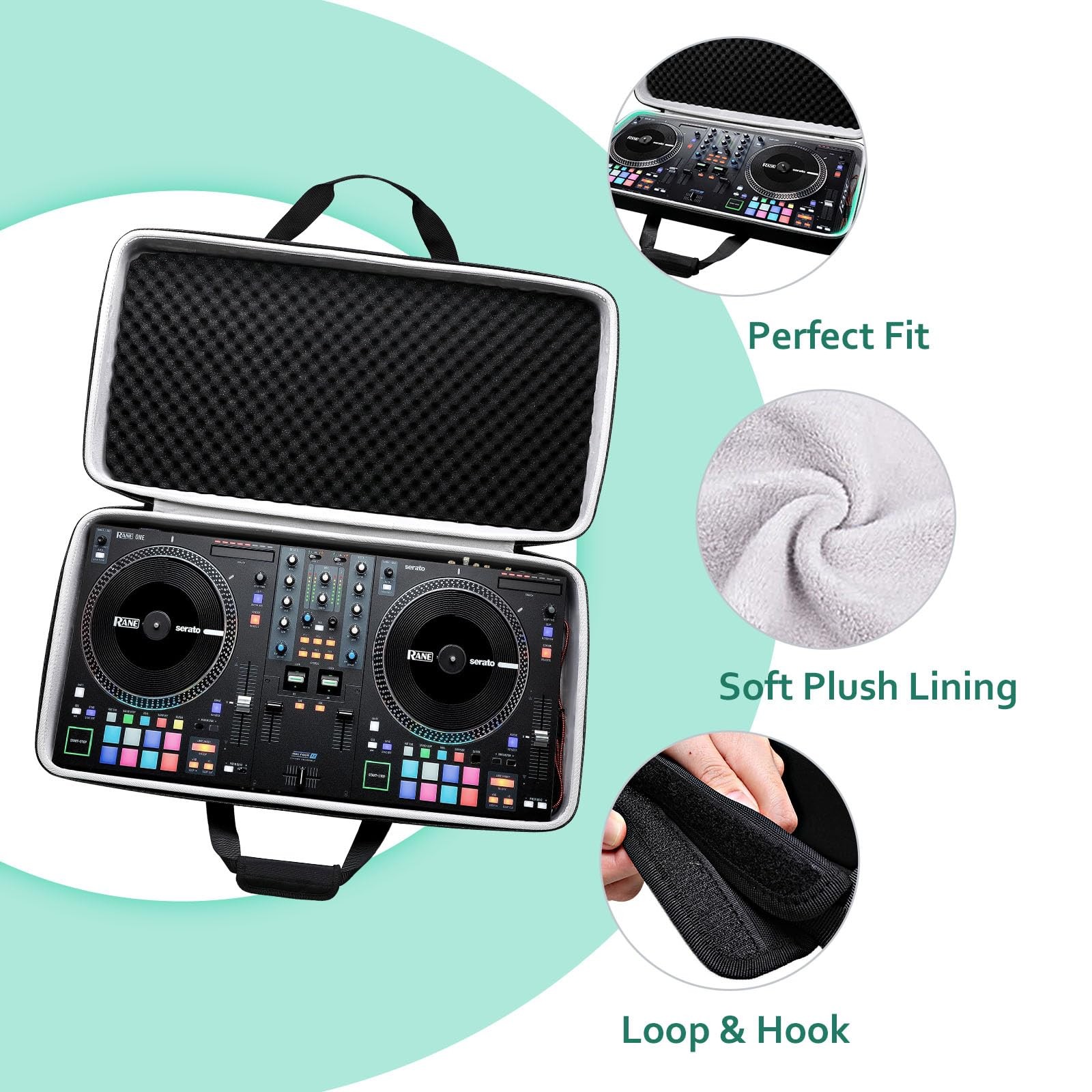 XANAD DJ Controller Case RANE ONE/Pioneer DDJ