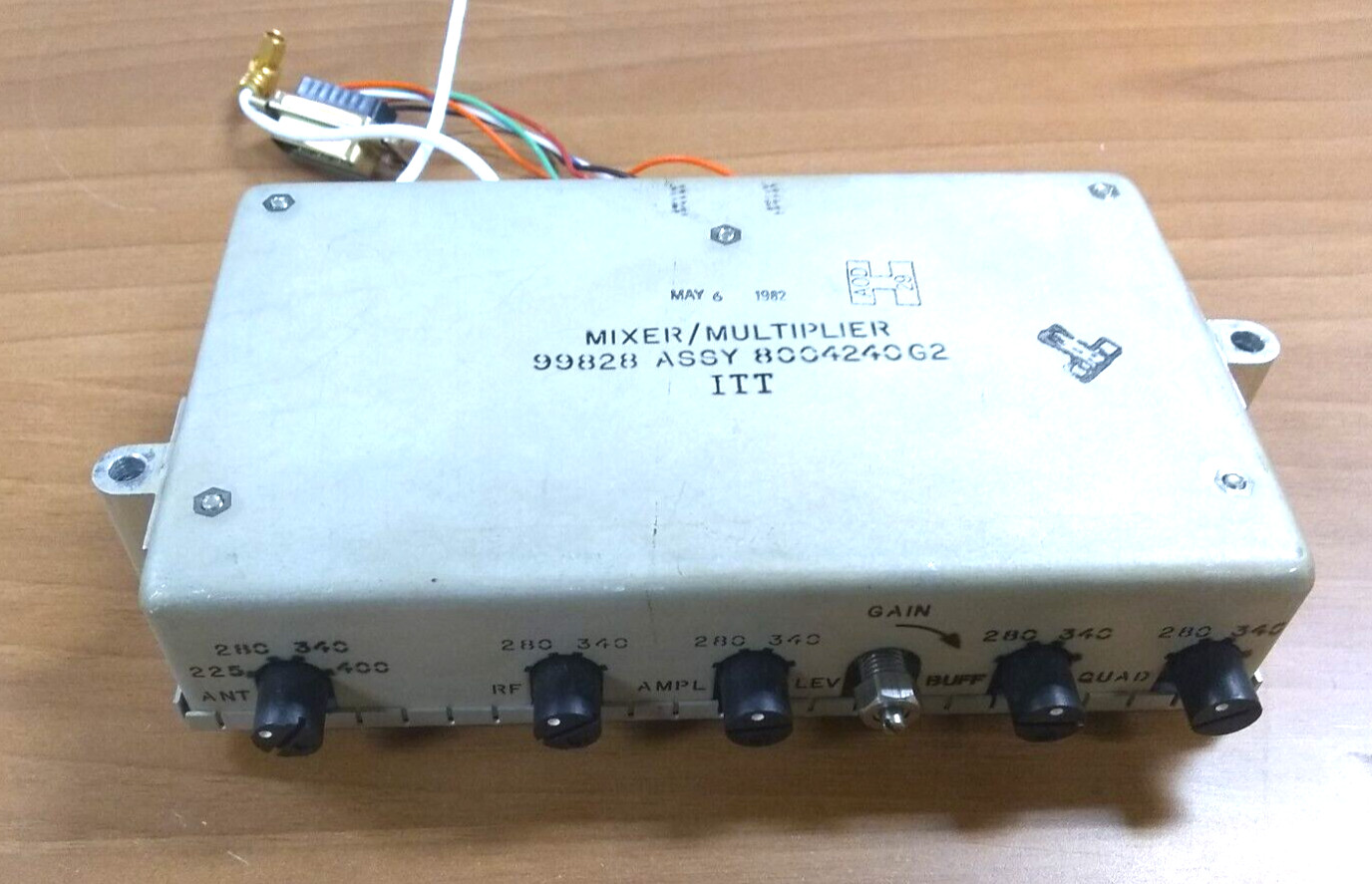 ITT Canon MIXER / MULTIPLIER 99828 ASSY 8004240G2 (NSN 5820-00-401-8061)