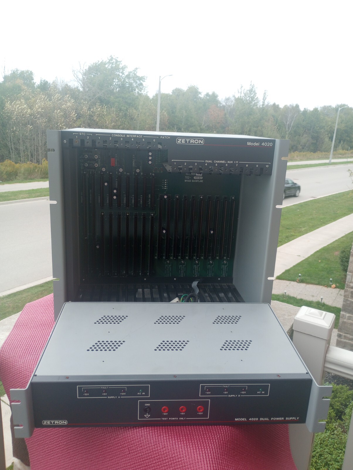 Zetron 4020 Communication Control System Dispatch Card Console dual power Supply