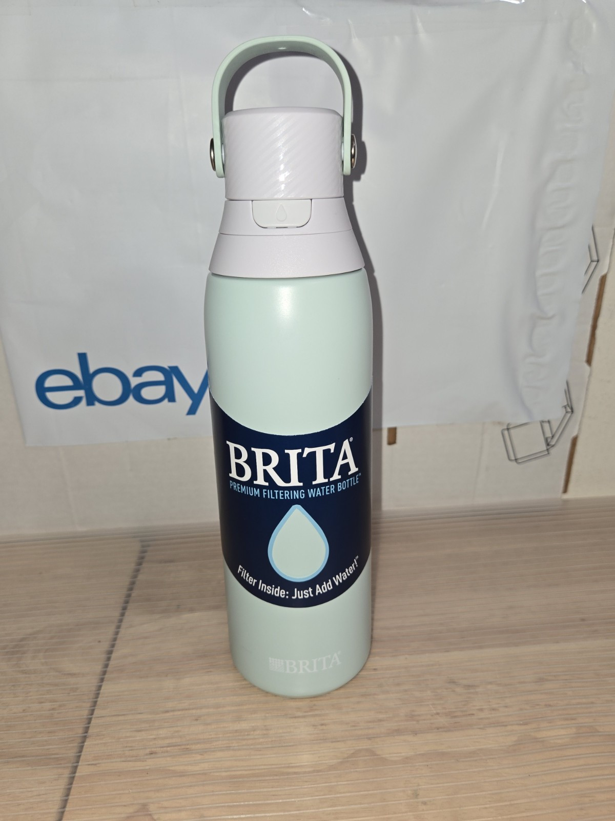 Brita 20oz Double Wall Stainless Steel Insulated Filtered Water Bottle New