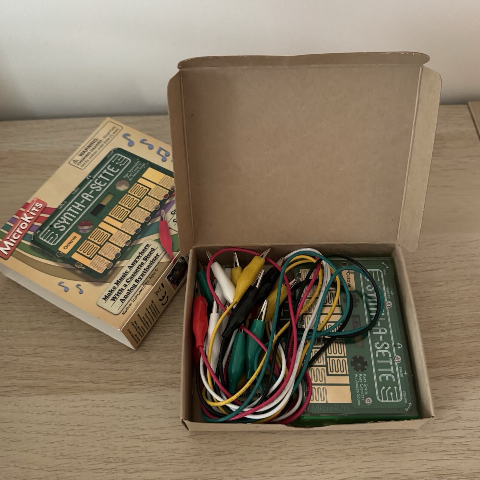 MicroKits SYNTH-A-SETTE Synth A Sette Pocket Synthesizer + Musical Keyboard NEW