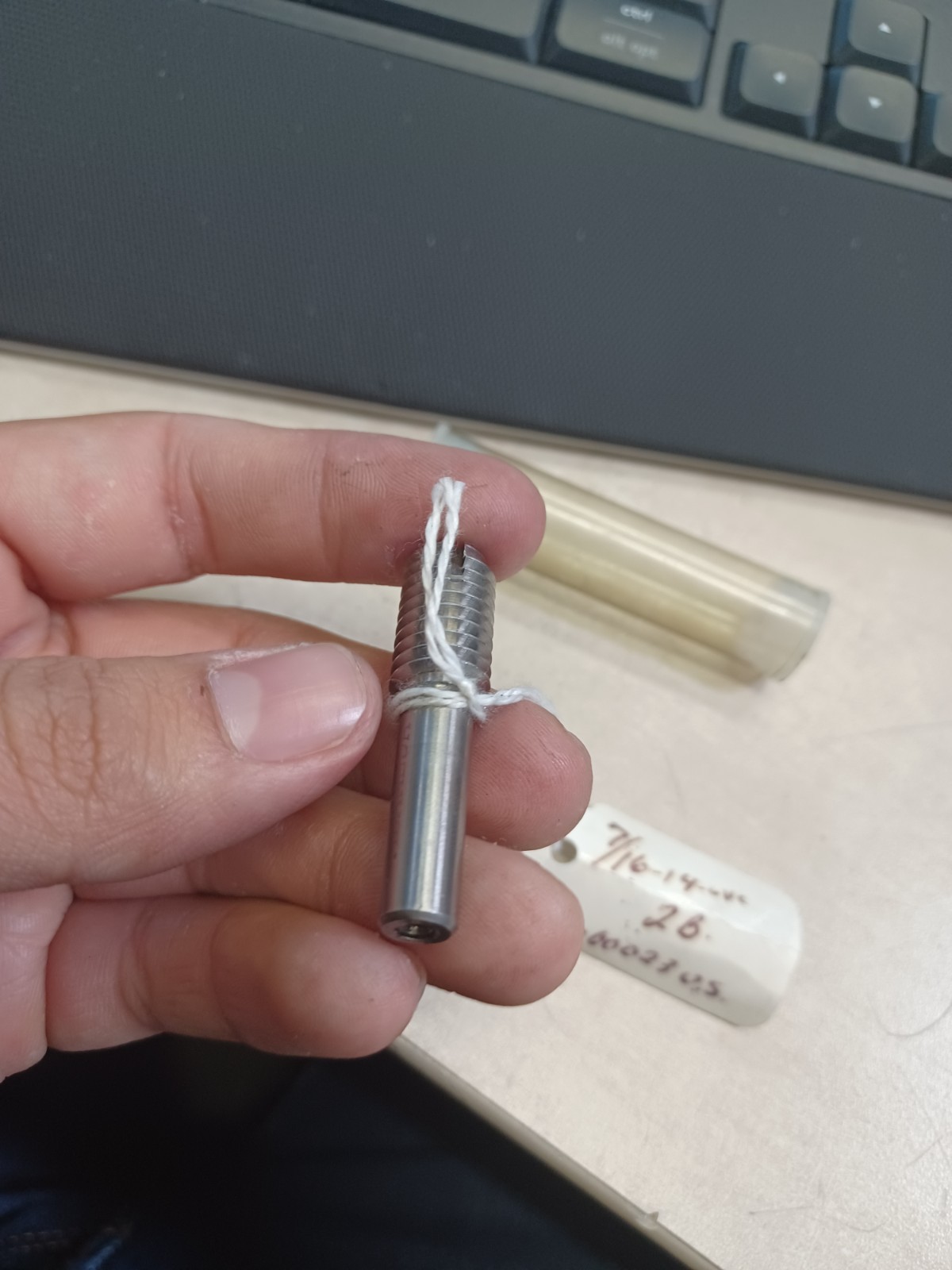 7/16-14 UNC CO PD .3911 ALAMEDA Threaded Tap Plug