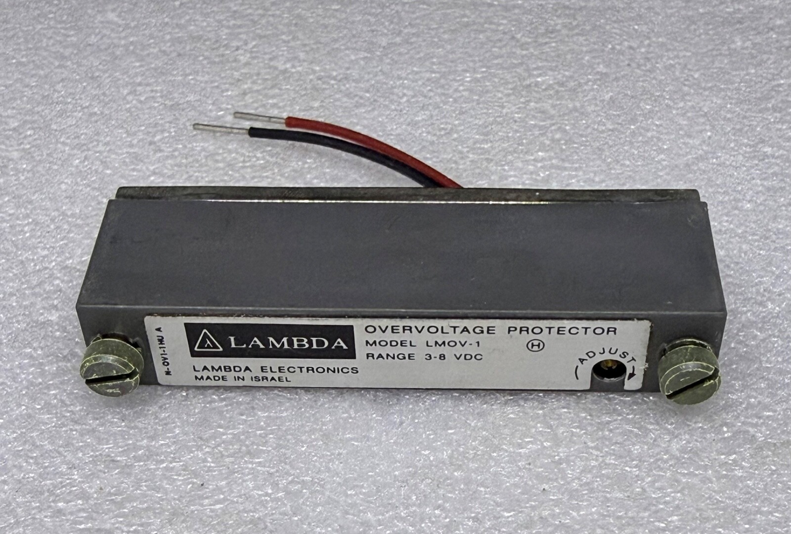 Lambda LMOV-1 Overvoltage Protector for Power Supplies 3-8 VDC