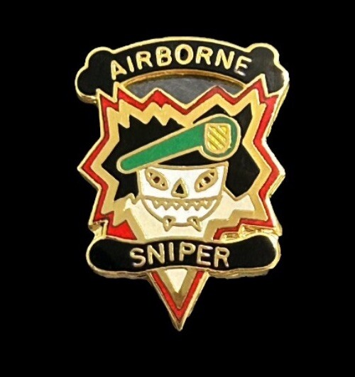NEW Vietnam US Special Forces Airborne Sniper Pin - Fast Free Tracked Shipping
