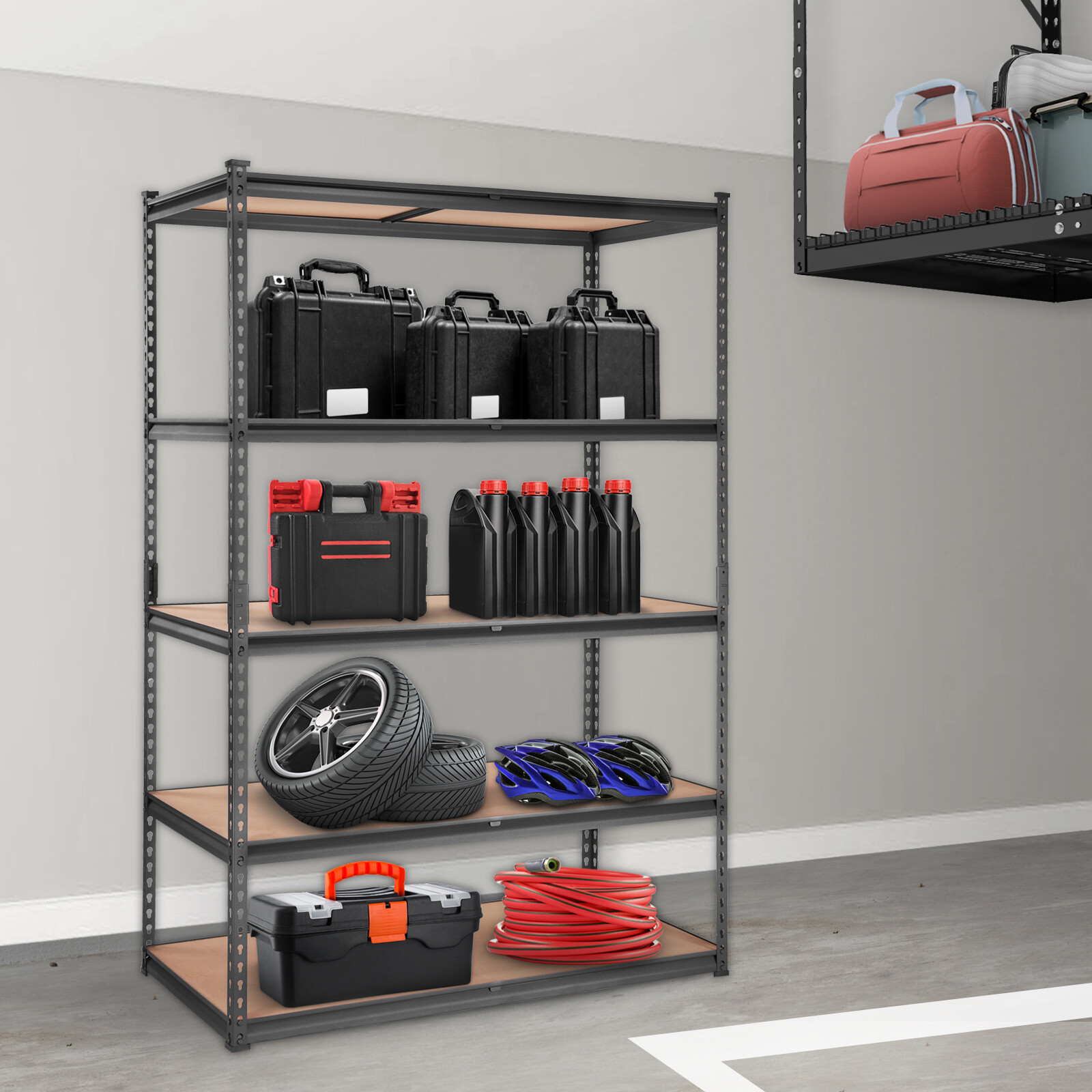 Storage Shelving Unit Garage Storage Rack 5-Tier Adjustable 2000 lbs Load
