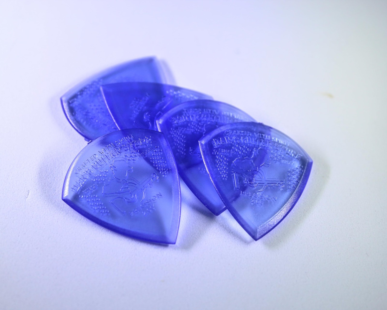 Dan's Guitar Store - Premium 2.00mm Precision Pick - 5-Pack - Extra Heavy Pre...