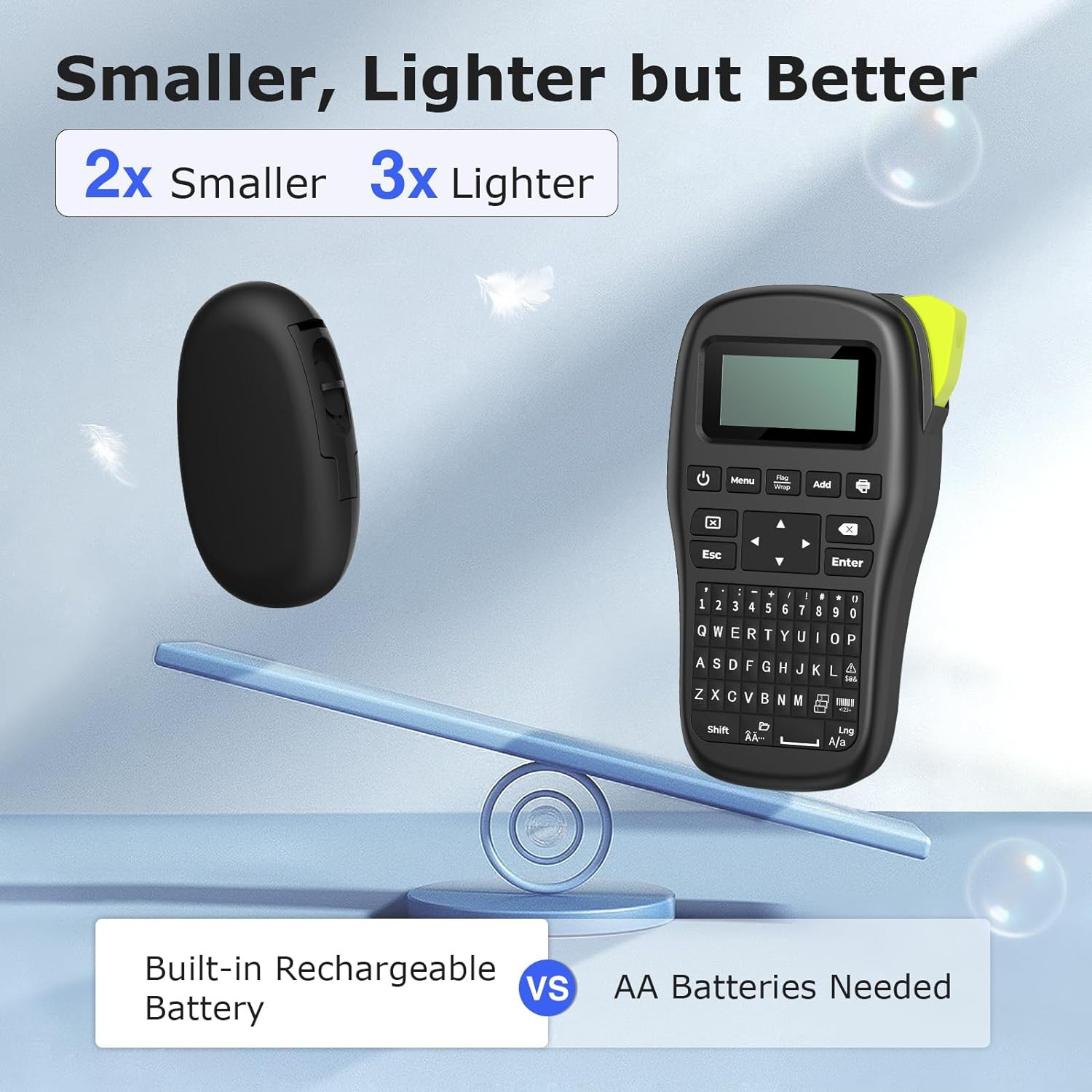 E10 Bluetooth Label Maker Machine with Tape, Continuous Waterproof Label, Versat