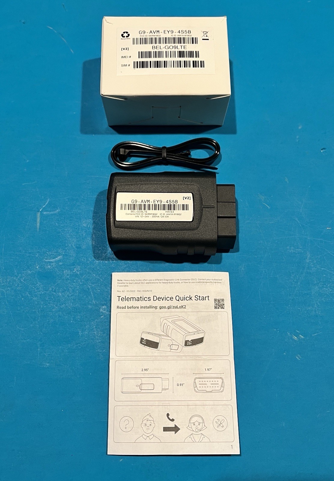 Geotab Go GPS Vehicle Tracking Device GO9-LTE
