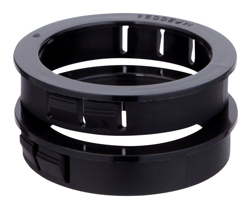 Jandorf 61436 Black Nylon Insulated Bushing 2 Hole x 1-5/8 I.D. x 0.45 Thick in.