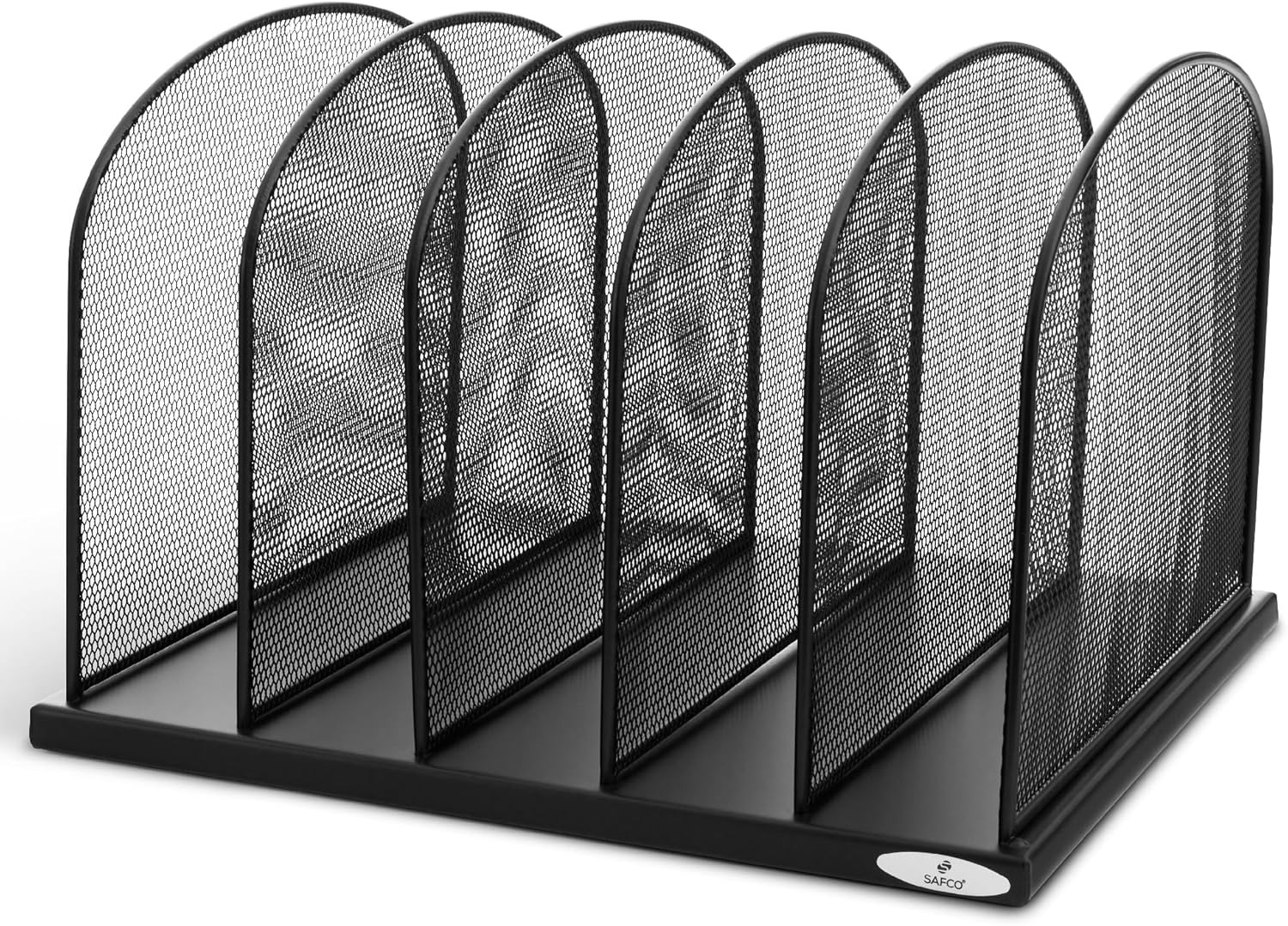 Onyx Desk Organizer, 5 Tiered Vertical Compartments, Office and Classroom Mailbo