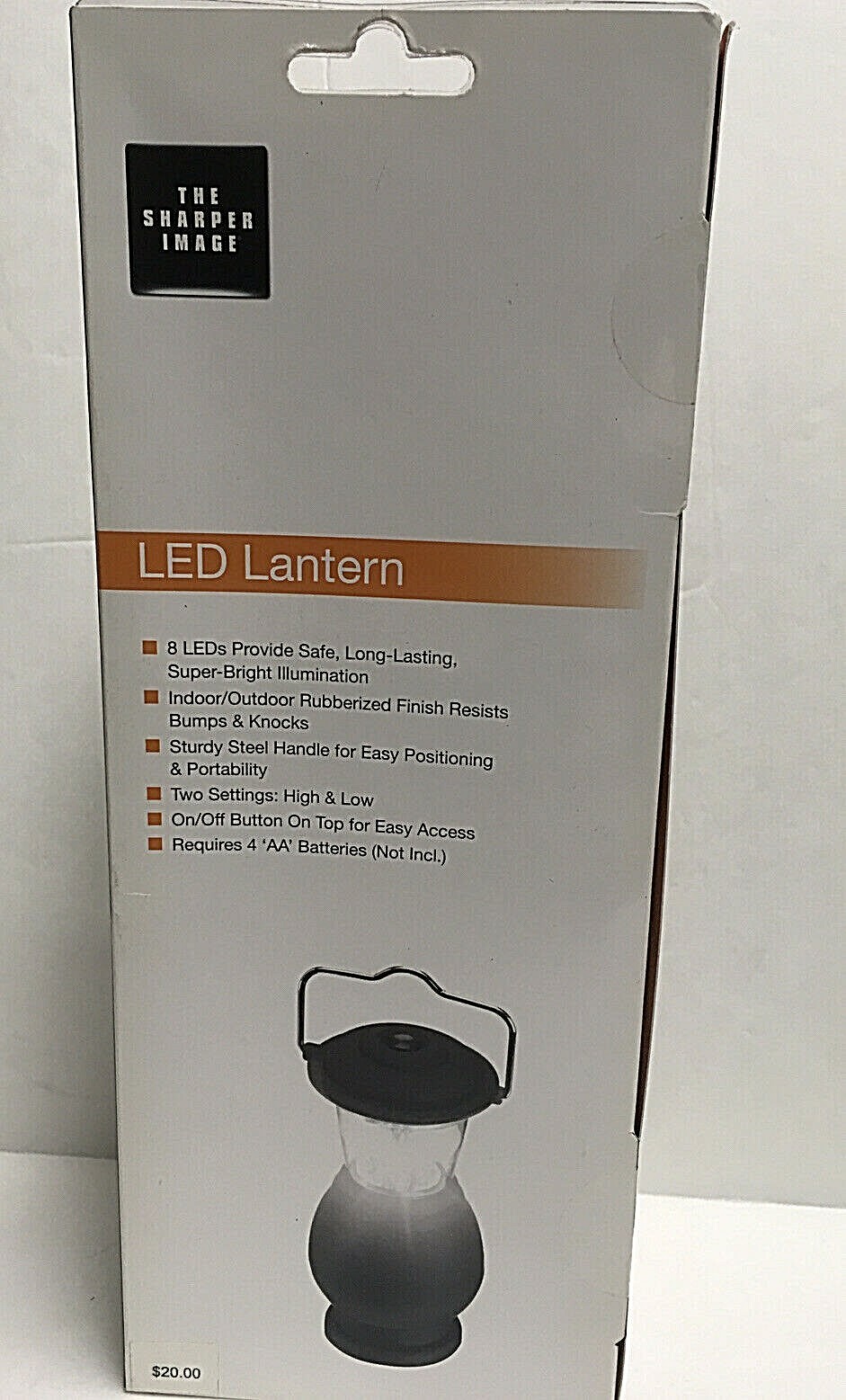 Sharper Image LED LANTERN 5 1/2" BRAND NEW IN BOX FREE SHIPPING