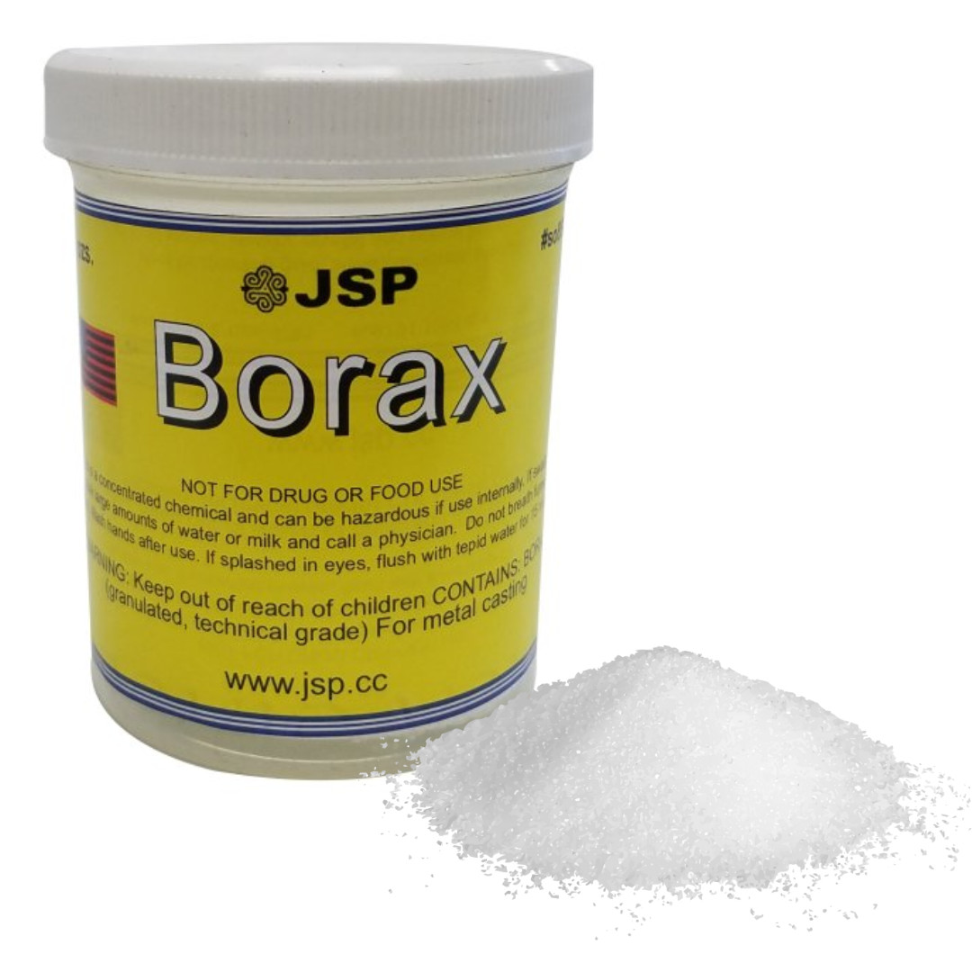Borax Flux 8oz Melting Gold Silver Crucible Glaze Jewelry Casting Refining Metal