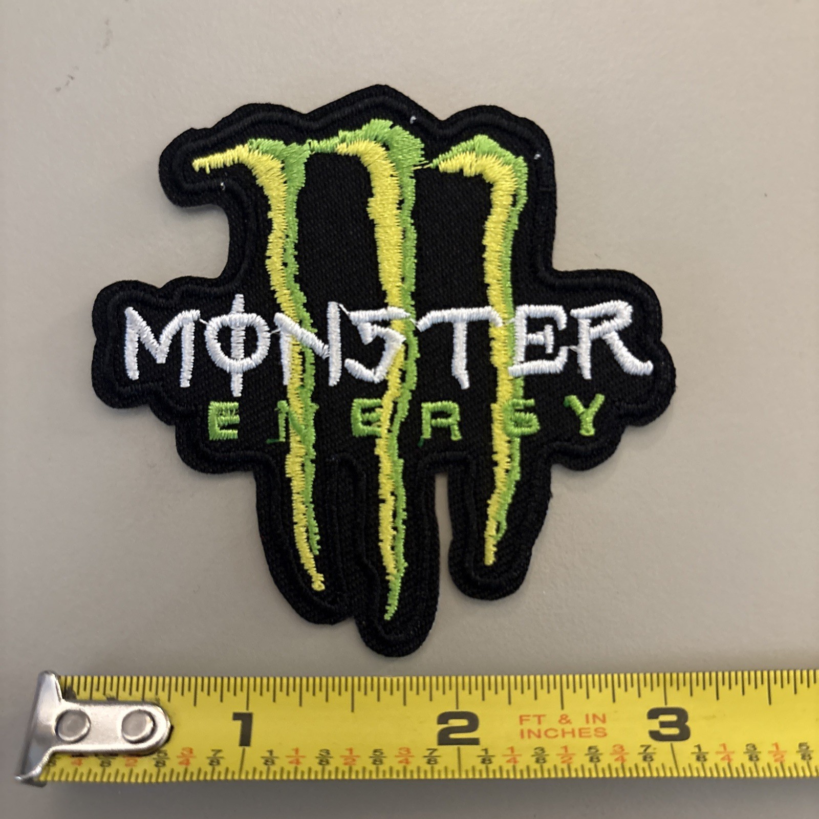 Monster Motorcycle (Iron on patch) Energy Sports Athletics Racing Motocross