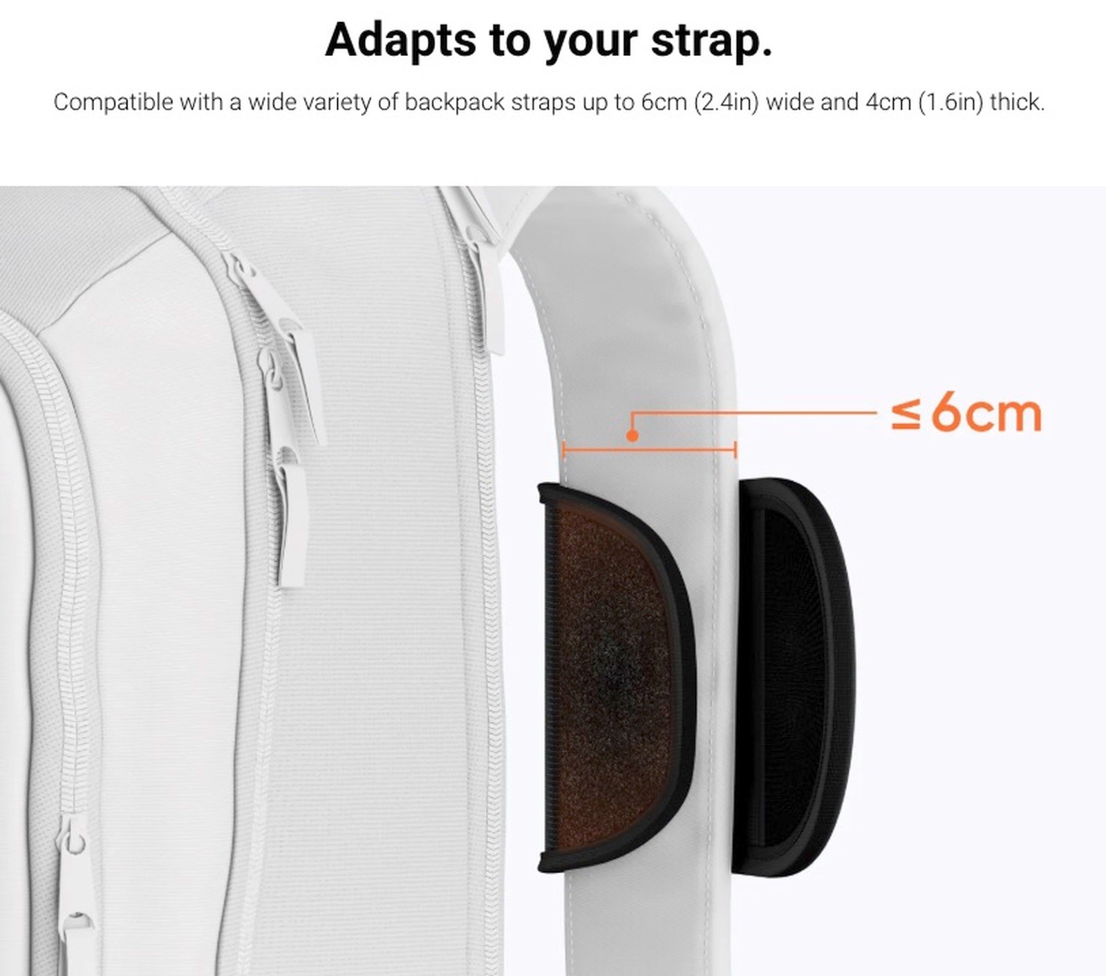 BRAND NEW Insta360 Flow 2 or Flow 2 Pro Backpack Mount (CINSBBQH)