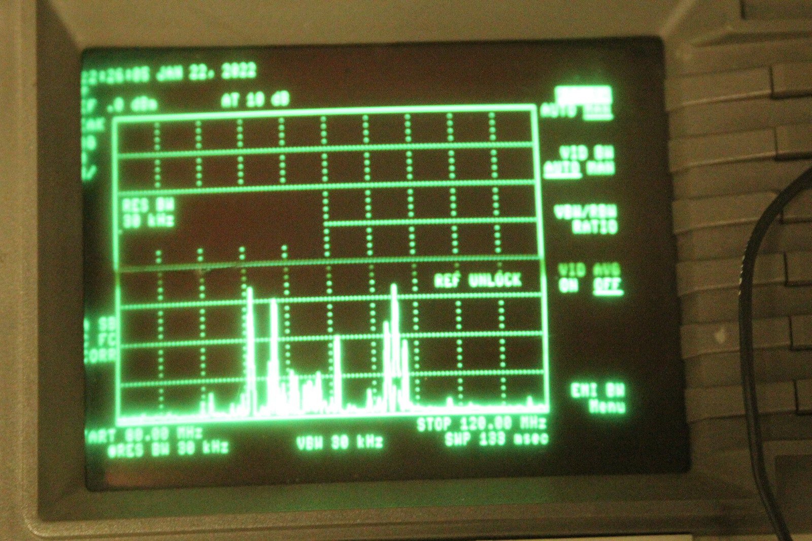 HP 8591E Spectrum Analyzer 9khz-1.8 Ghz.