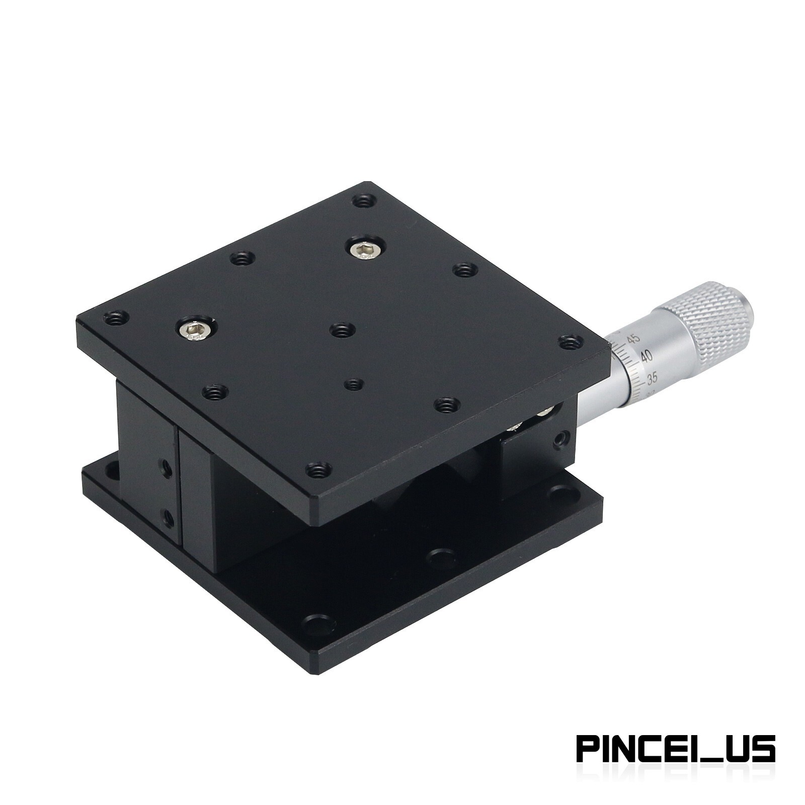 LZ60 60x60MM Z-Axis Manual Sliding Table Fine-Tuned Optical Lifting Platform pe6