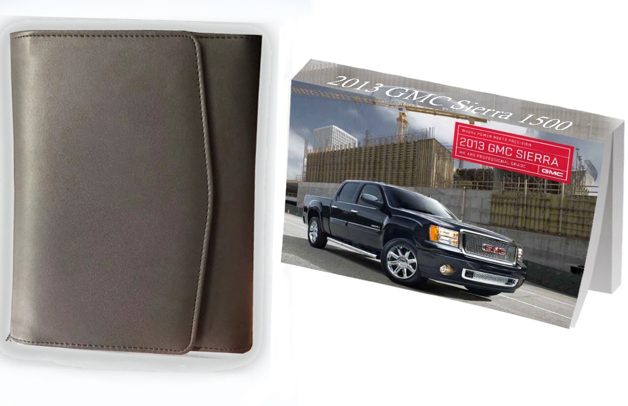 Owner Manual for 2013 GMC Sierra Owners Manual, Factory Glovebox Book