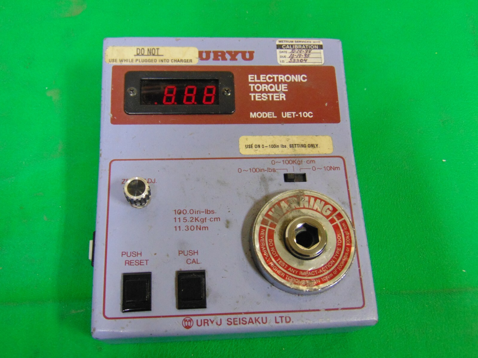 URYU Seisaku Digital Electronic Torque Tester Calibrator