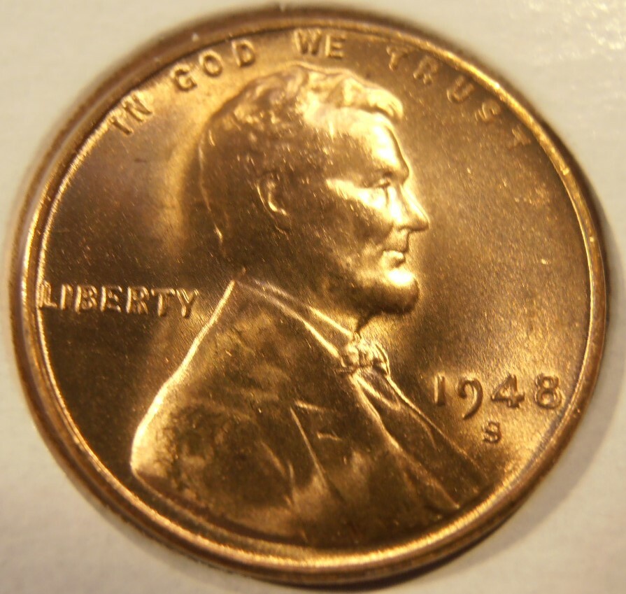 1948 S Lincoln Cent - BU from a nice roll