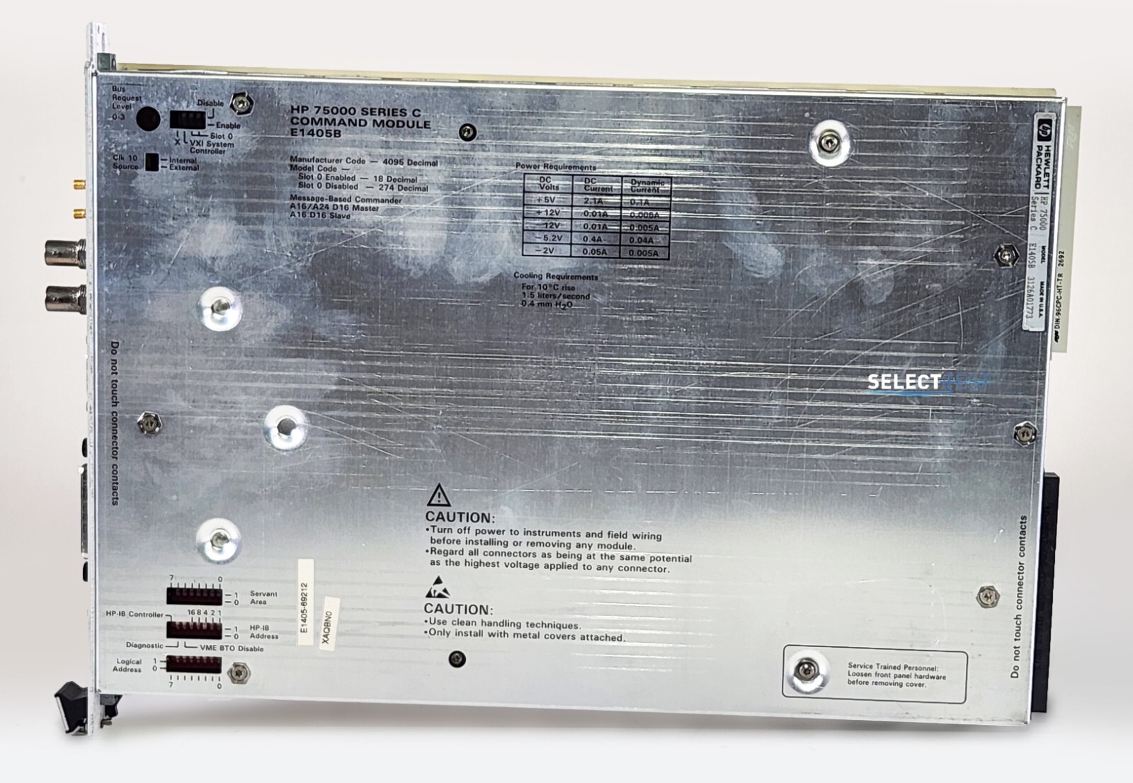 AGILENT (HP) E1405B VXI C-SIZED COMMAND MODULE ****LOOK**** (REF.: 773N)