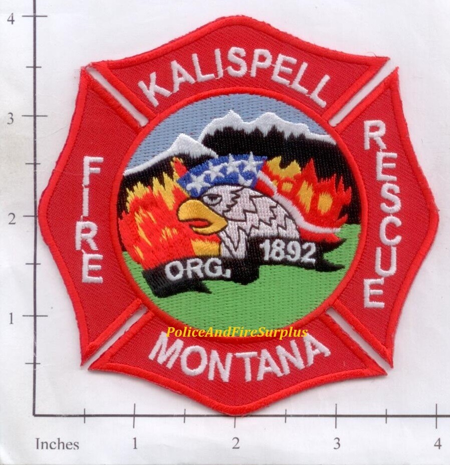 Montana - Kalispell MT Fire Dept Patch