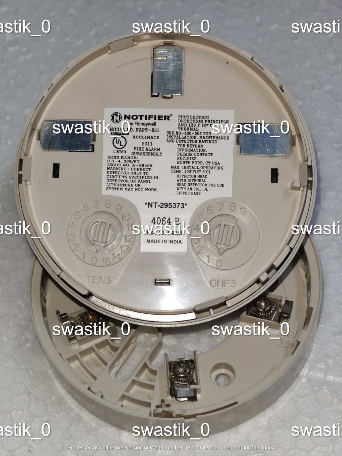 Notifier Fapt-851 Multi-Sensor Detector Head Only With Free Shipping