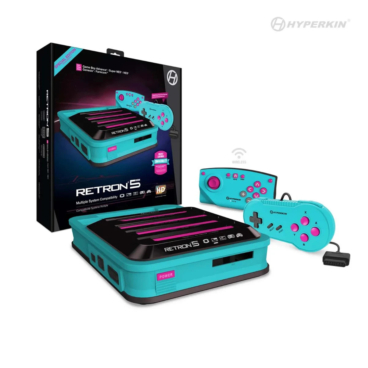 Hyperkin RetroN 5 HD Gaming Console -Hyper Beach