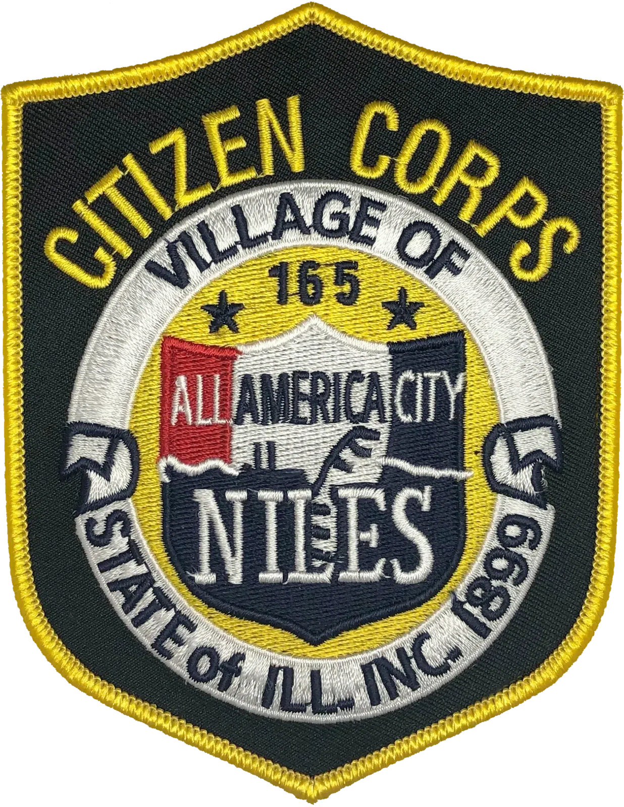 NILES POLICE DEPARTMENT SHOULDER PATCH: Old Version Citizen Corps