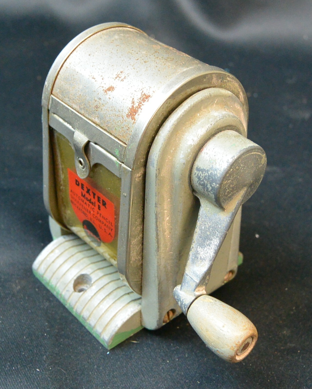 Vintage DEXTER AUTOMATIC PENCIL SHARPENER Model B Absco Made In USA