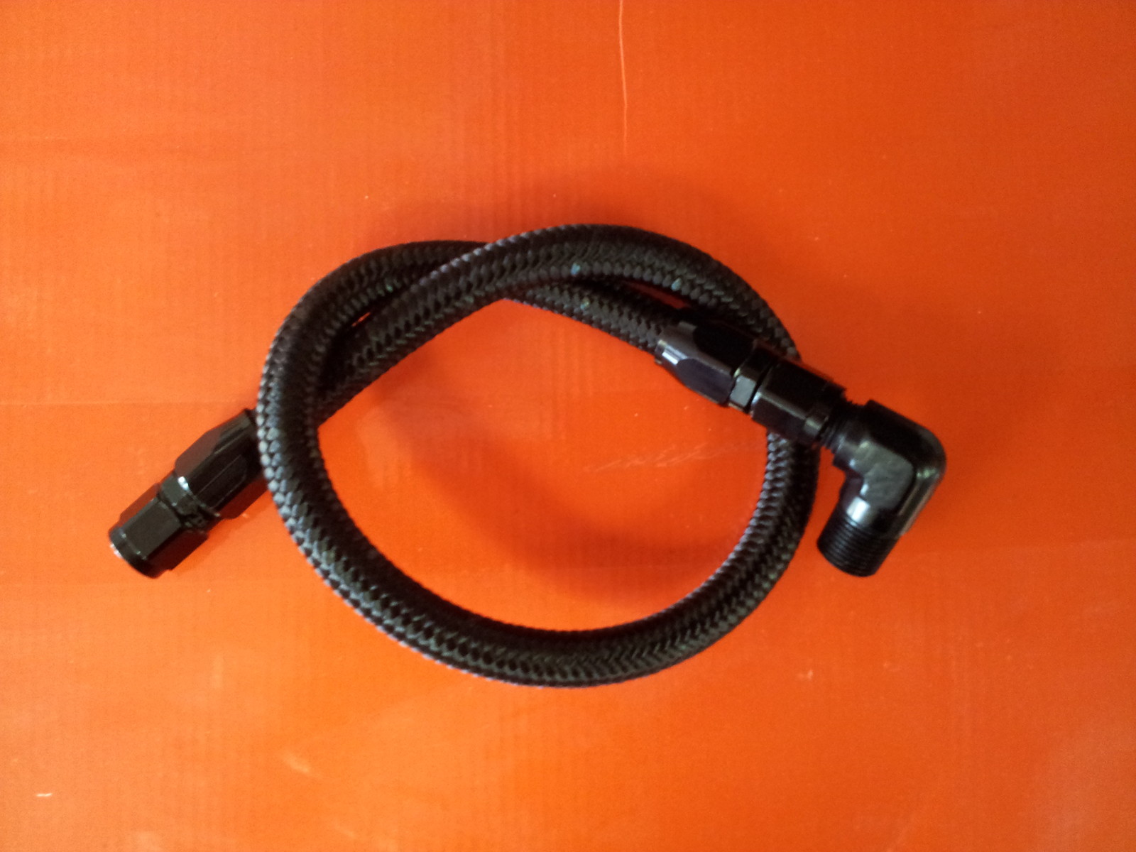 Braided Nylon Fuel Line Assembled Chevy Small Block,Chrysler Fuel Pump to Demon