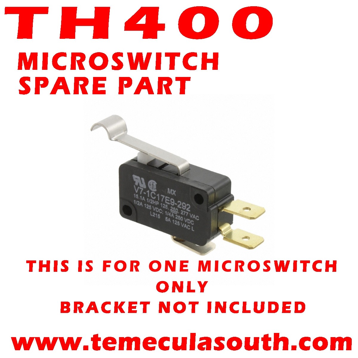 TH400 ST400 SPARE PARTS - Honeywell Microswitch V7-1C17E9-292