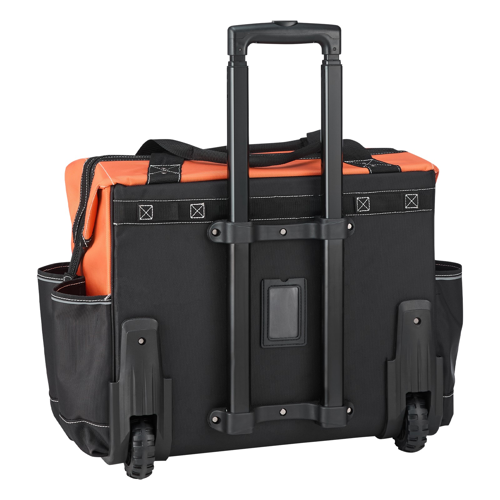 Uimoso Rolling Tool Bag with 27 Pockets and Durable Wheels for Easy Transport