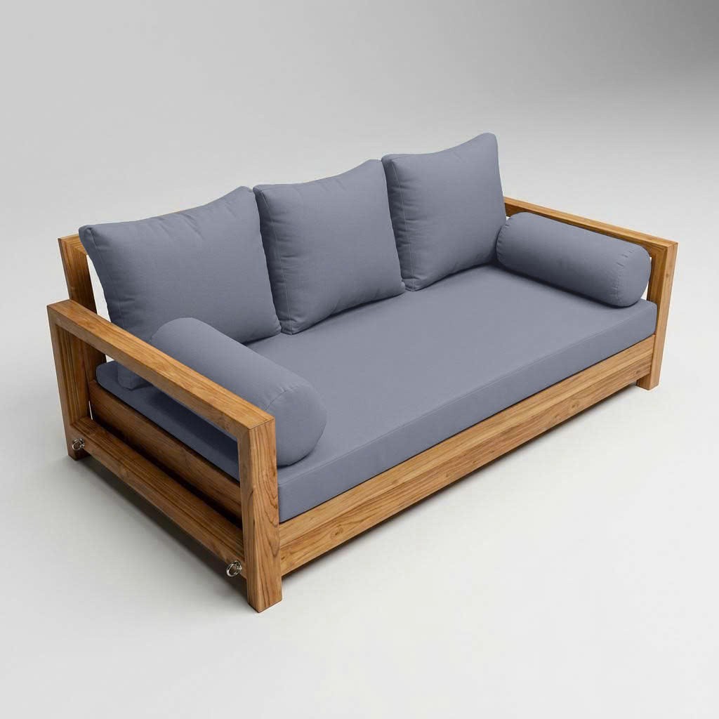 COVER ONLY STYLE 3 Mattress Pillow Daybed Porch Swing Knife Edge TwinXL AD001